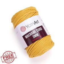 YarnArt Macrame Cord 3mm Mustard