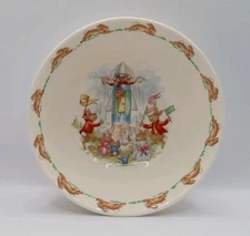 1936 Royal Doulton Bunnykins “Bunny Kings” Cereal Bowl – Early Fine Bone China 