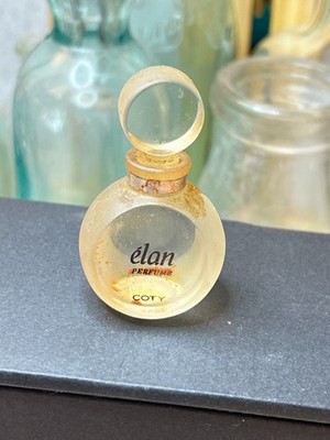 Vintage Elan Perfume Bottle Coty Approx 2.50'' Bottle Only