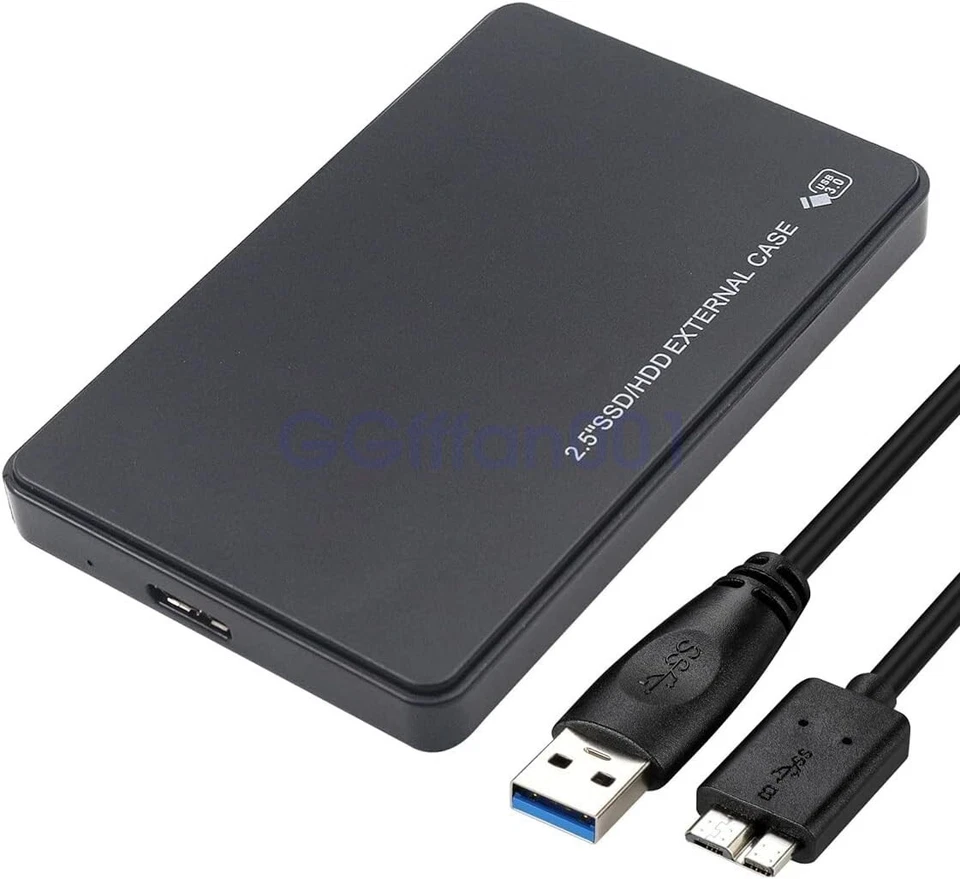 USB 3.0 SATA External Hard Drive Case 2.5 Inch Enclosure Caddy HDD SSD PS5 XBOX - Image 2 of 4
