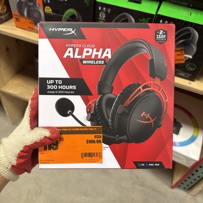 HyperX Cloud Alpha Wireless DTS Headphone - Black