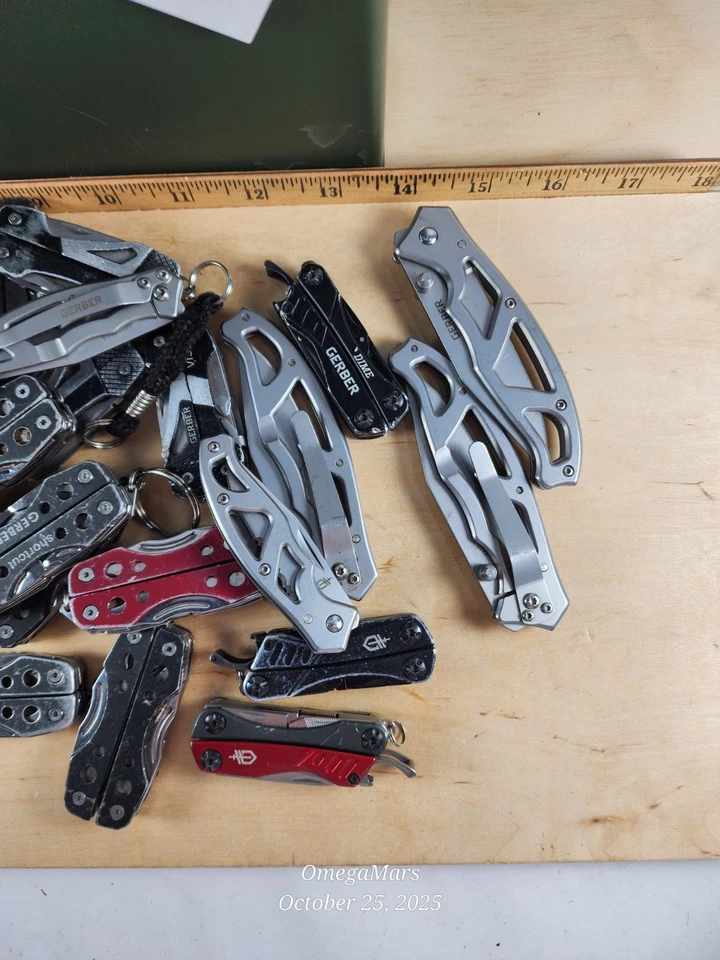 3-3.5 pounds grab bag GERBER MINI Multi-Tools & knives. outdoors Hunting Prepper - Image 4 of 4