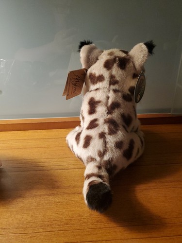 Aurora Myoni Tots Plush Iberian Lynx Cat Kitten Cub NWT Endangered Spotted Cream - Picture 4 of 9