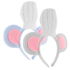 Chef Mouse Headband: Mouse Ears with Mini Chef Hat - Cartoon Costume Accessory