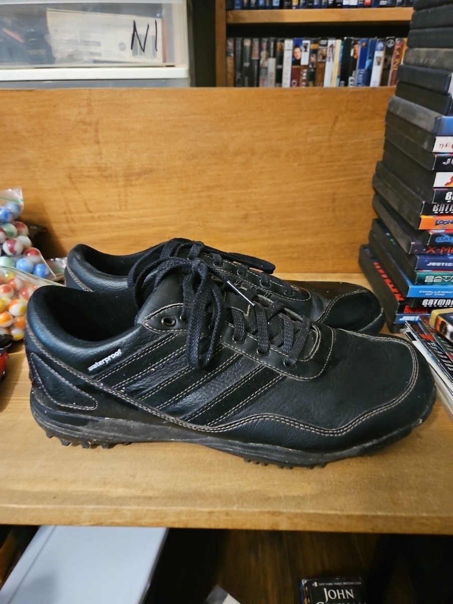Adidas Puremotion Tour Waterproof Mens Triple Black Spikeless Golf Shoes Sz 9.5 Adidas Puremotion Tour Waterproof Mens Triple Black Spikeless Golf Shoes Sz 9.5