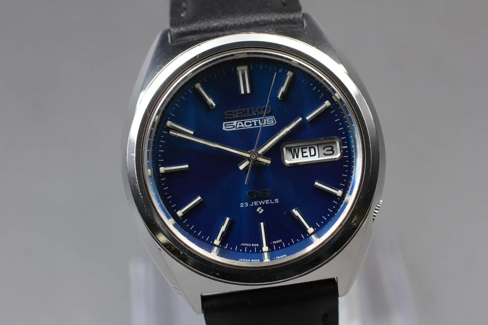 Overhaul [Near Mint] Seiko 5 Actus 6106-7520 Blue Automatic Watch From Japan - Image 2 of 4