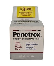 Penetrex Intensive Concentrate Cream 2 Oz For Daily Joint  Muscle Care Exp 4/27