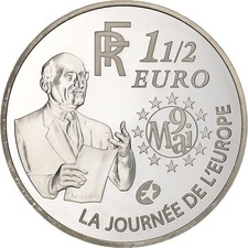 [#198664] France, 1-1/2 Euro, La Journée de l Europe, 2006, Paris, Silver, MS