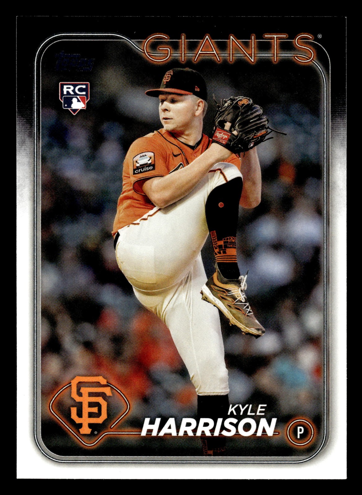 2024 Topps - #667 Kyle Harrison RC - San Francisco Giants