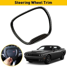 2Set For Dodge Challenger Charger 2015+ Durango Accessories Steering Wheel Trim