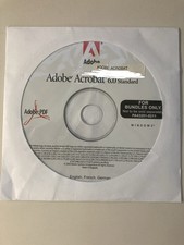 Adobe Acrobat 6.0 Standard Windows CD w/ Key, for bundles