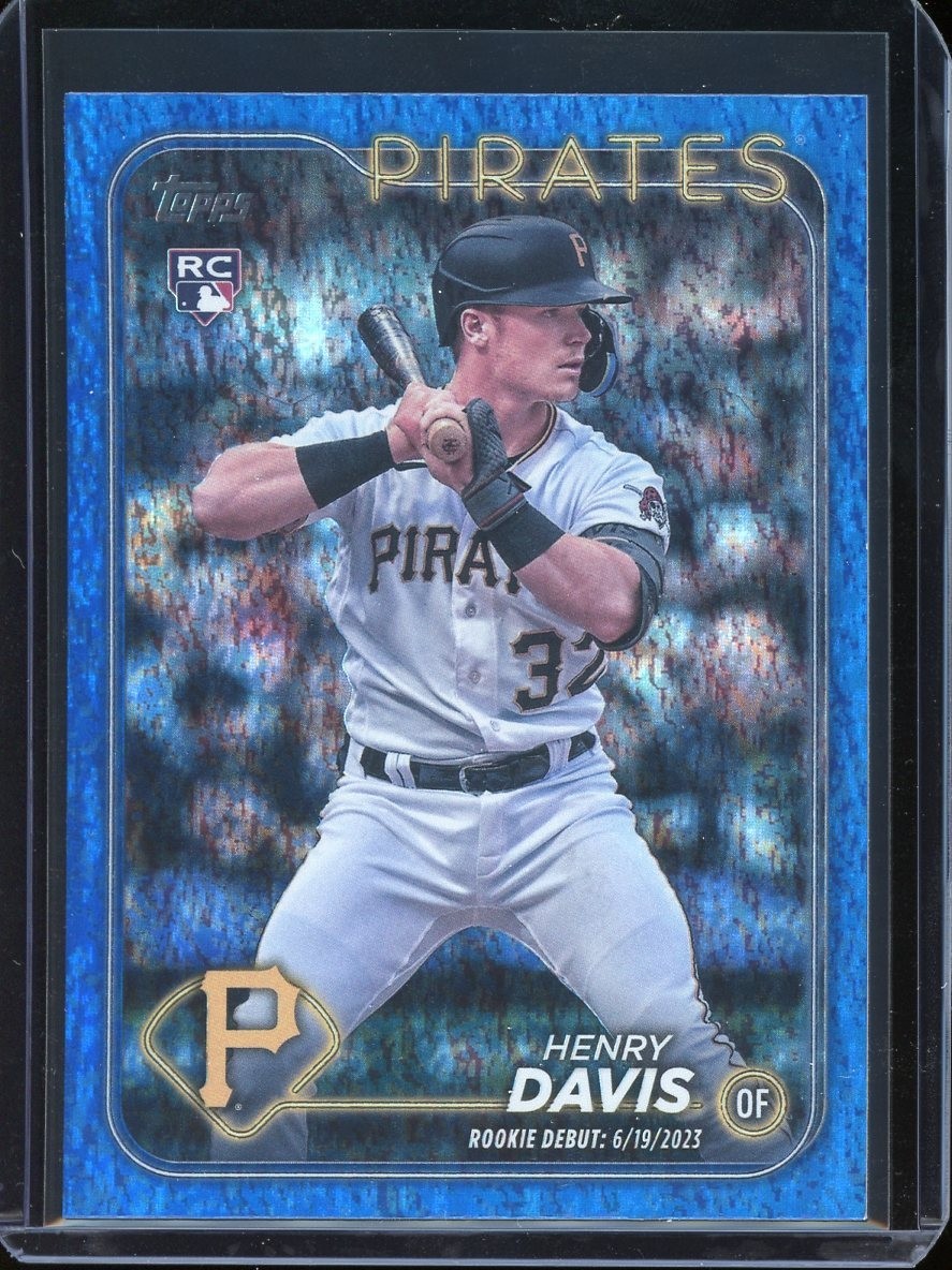 2024 Topps Update Henry Davis RC #US162 Blue Holofoil /999