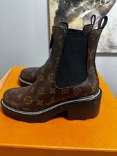 Louis Vuitton MA0261 Womens Brown Chelsea Ank...
