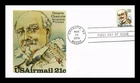 DR JIM STAMPS US COVER OCTAVE CHANUTE AVIATION PIONEER AIR MAIL FDC ANDREWS