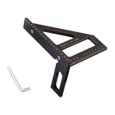 Adjustable 45 90Degree Angles Measuring Tool For Carpentry Engineering