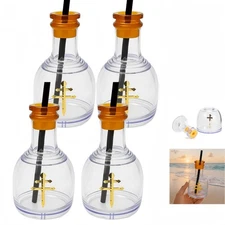 Dusse Reusable Cups with Straw – 12oz Acrylic Replica Bottle Cup for Drinks, ...