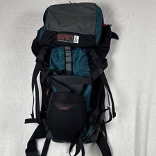 Vintage Osprey Vector Kestrel Hiking Backpack Large L Made in USA Black Green