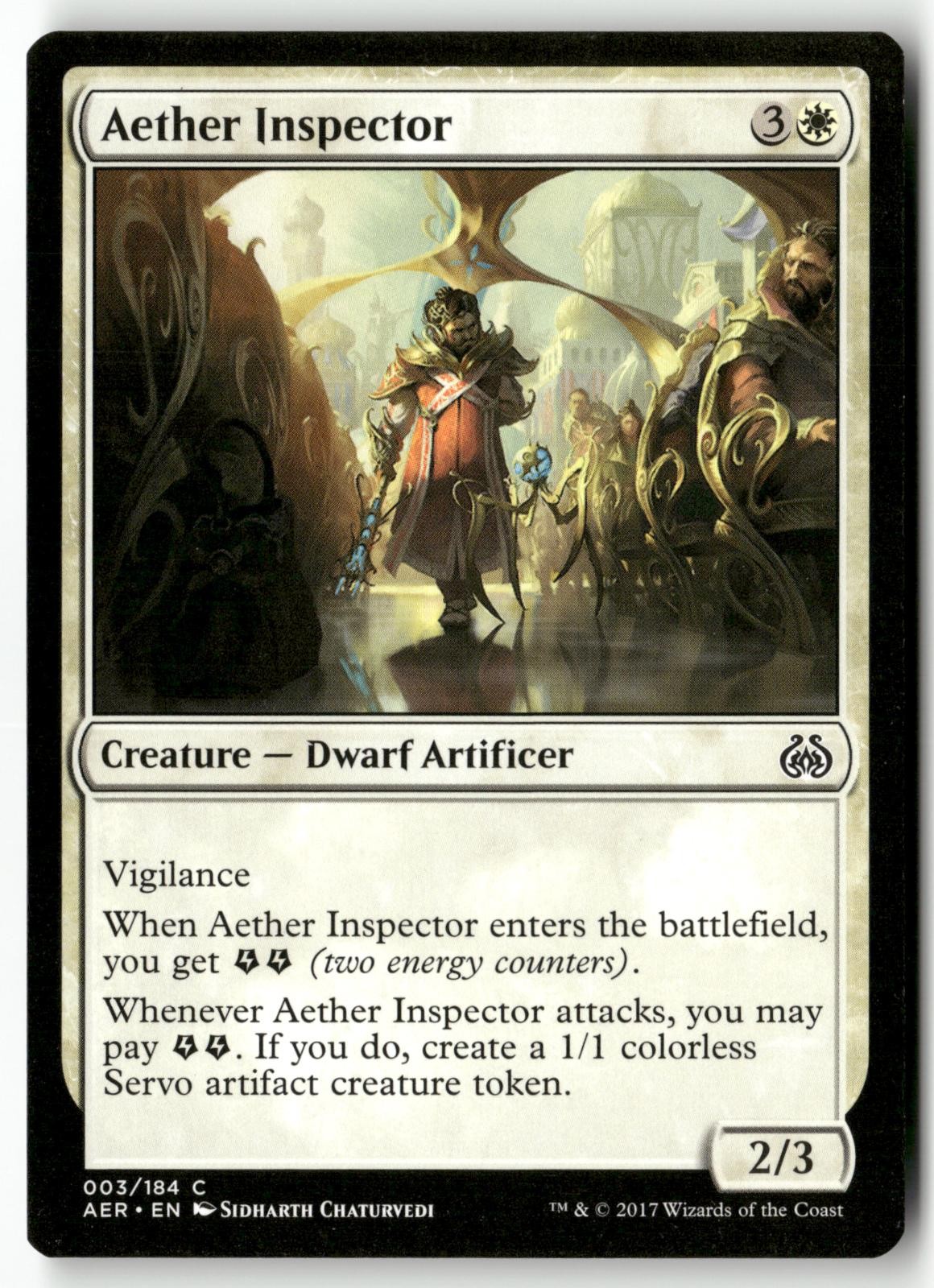 Aether Inspector 3 Magic: The Gathering Aether Revolt 2017