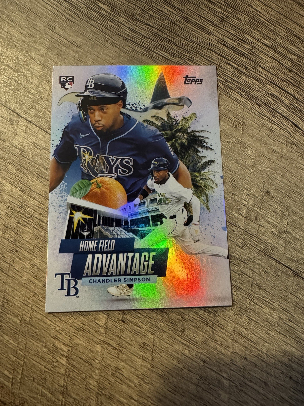 Chandler Simpson 2025 Topps Update Series #HA-50 Home Field Advantage RC SSP