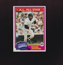1981 Topps #400 Reggie Jackson near mint