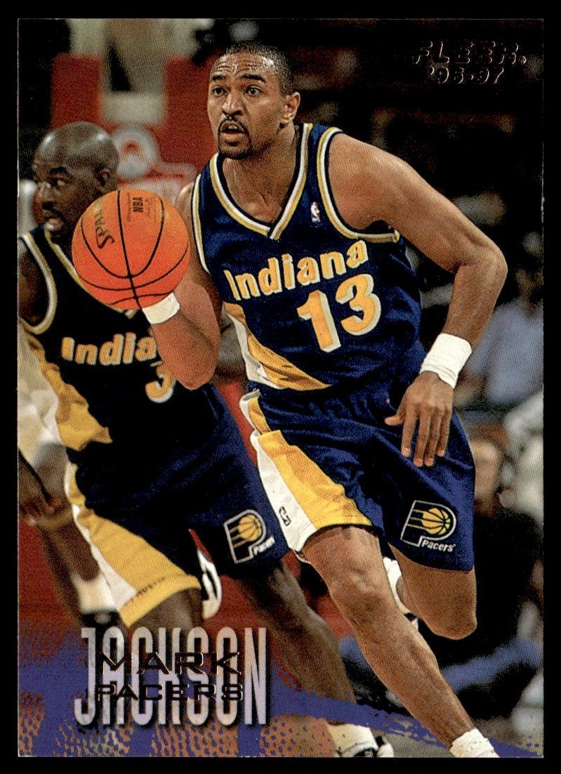 1996-97 Fleer Mark Jackson Indiana Pacers #44