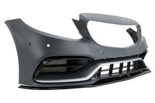 Mercedes C Class W205 C205 AMG C63 Style 2014-21 Complete Front Bumper Assembly
