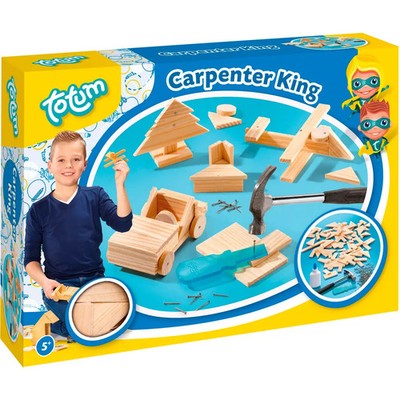 Totum Carpenter King - Holz und Hammer Set