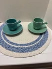 Pretty Fiesta Demitasse Stick Cups
