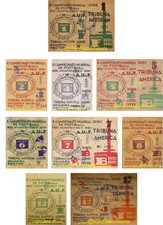 reproduction 1930 WORLD CUP  tournament 9 ticket gift set RMT