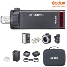 GODOX AD200ProII AD200Pro II 200W TTL Pocket Flash Strobe 500 Full Power Flashes