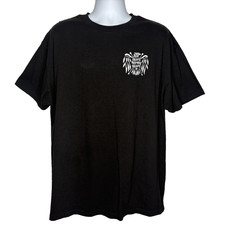 Grave Before Shave Black Promo T-shirt Size 2XL USA Made Skeleton Skull Beard