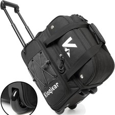 Double Roller 2 Ball Bowling Bag with Large Separate Shoe Compartment and Ove...