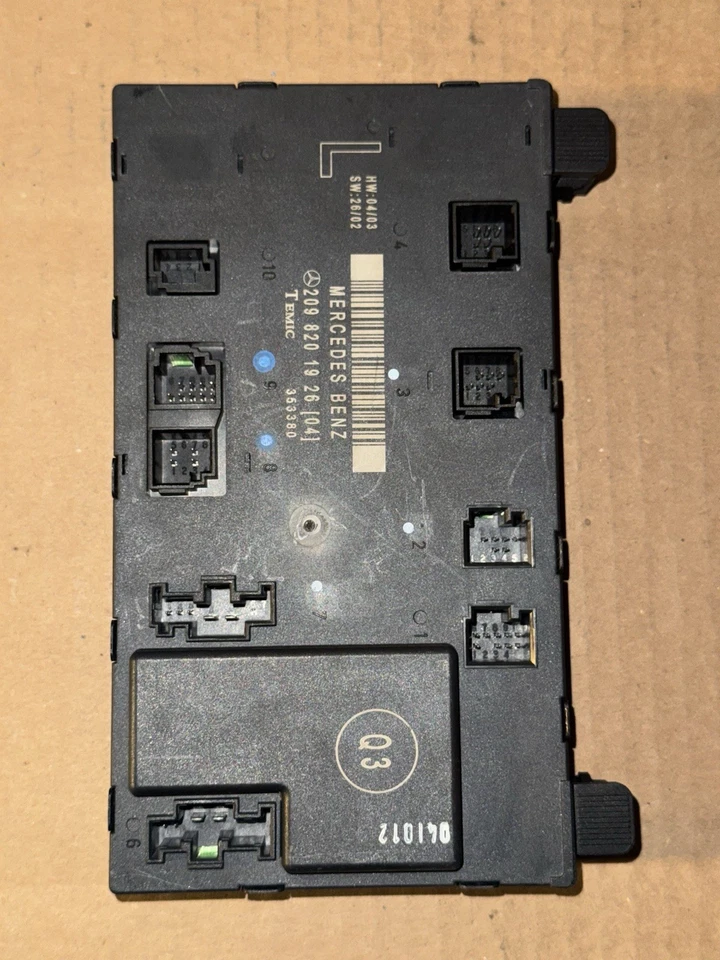 ✅ 03-09 Módulo de control de puerta delantero izquierdo lado conductor mercedes w209 clk500 clk350 Foto 3 de 4