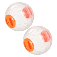 2 Pcs Small Hamster Exercise Toys for Animals Gerbil Running Wheel