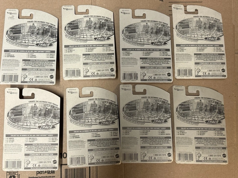 HOT WHEELS LOT (8) - Vintage 2001 First Editions - Ferrari Panoz LMP-1 Toy 1:64 - Image 3 of 4