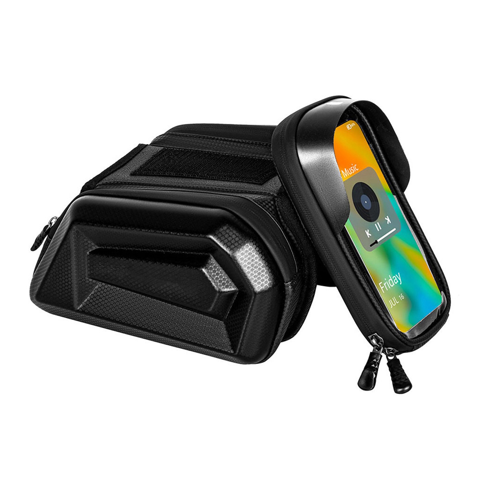 Mountain Bike Frame Bag Rainproof Saddle Bag For Riding Easy To Use