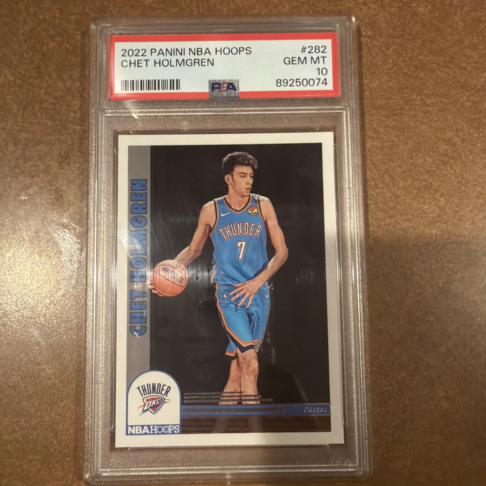 2022-23 Panini NBA Hoops - Hoops Tribute Chet Holmgren #282 (RC)