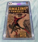 AMAZING FANTASY #15 (1962) - CGC GRADE 4.5 - MARVEL 1ST APPEARANCE SPIDER-MAN