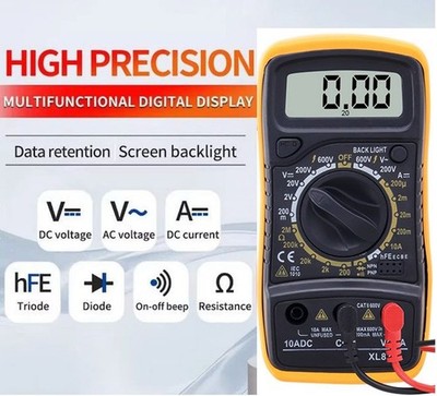 Digital-Multimeter XL830L AC/DC Spannung DC Strom Widerstand Diode HFE