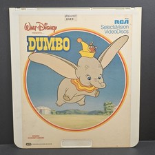 Walt Disney's Dumbo RCA SelectaVision VideoDisc CED Classic Animation Film