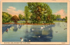 Postcard OK Tulsa - Wildfowl Lake Mohawk Park