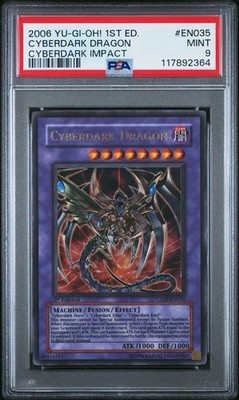 2006 Yu-Gi-Oh! Cyberdark Dragon Cyberdark Impact CDIP 1st Edition Ultra PSA 9