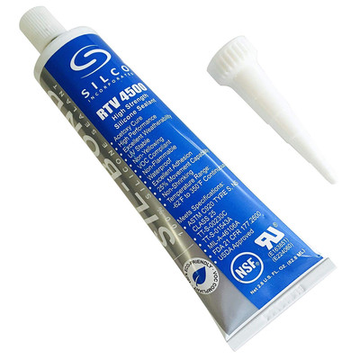 Food Safe Clear RTV Silicone Sealant Adhesive 2.8oz High Temp Weather Resistant