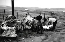 Picture Photo 1955 Porsche 550 Spyder Destroyed By Crash James Dean 9751
