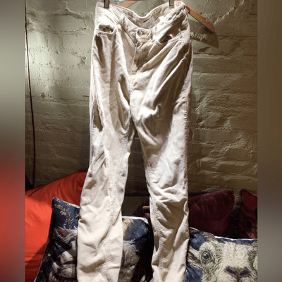 BDG mom high rise soft Cream Corduroy Pants -