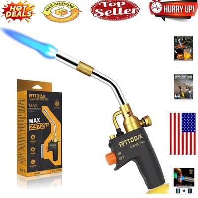 High-Performance Adjustable Propane Torch Head with Trigger Start