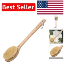 Cactus Bristle Dry Body Brush - Lymphatic Drainage  Cellulite Reducer