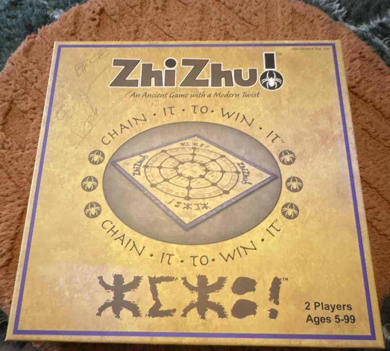 LZG Games ZhiZhu Strategy Board Game Complete Set for 2 Players Ages 5-99