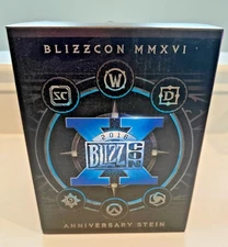 Blizzard Entertainment - Blizzcon  2016 - 10th Anniversary Collectible Stein New