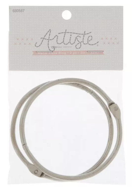 Artiste Metal Floss Rings - 3" New